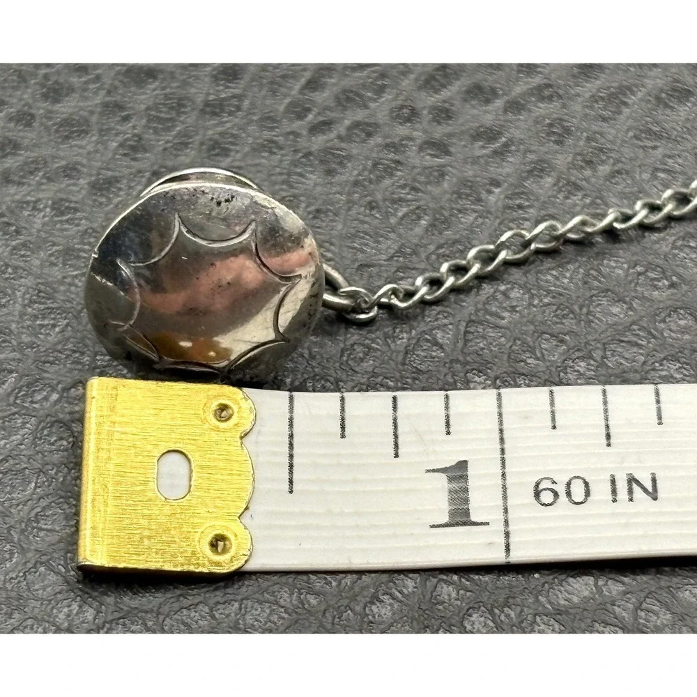 Vintage Southwestern Sterling Silver 925 Tie Tack Lapel Pin